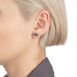 Ruth Bader Ginsburg's Dissent Collar Earrings image 3