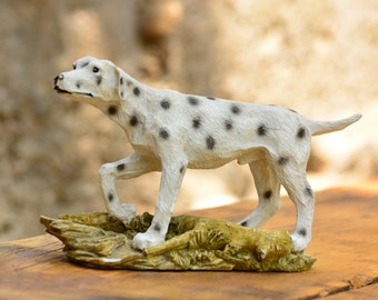 Vintage English Setter Figurine,Vintage Setter Figurine,Vintage Dog Statue,English Setter Gift,Vintage Home Decor,English Setter Statuette