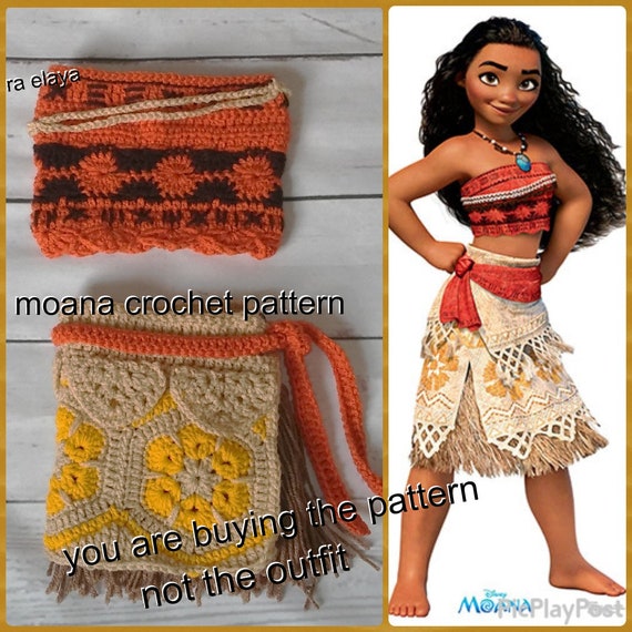 Moana Outfit Pdf Crochet Pattern Not A Finished Outfit Etsy Moana Outfit Pdf Crochet Pattern Not A Finished Outfit Etsy