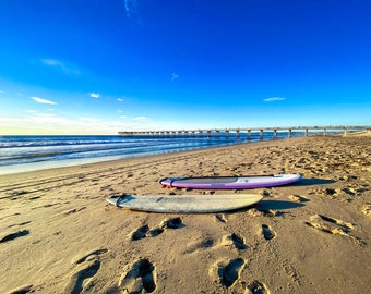 Chase all the things that make you feel free - Surf and SUP in Hermosa Beach, CA