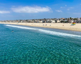 Floating in a Turquoise Sea | Hermosa Beach, CA