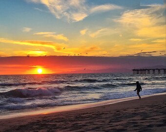 8th Street Sunset in Hermosa Beach