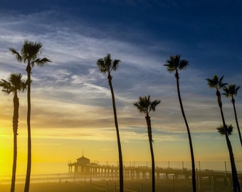 Manhattan Beach New Year New Sunset