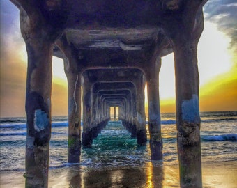 Manhattan Beach Pier Sunset