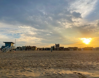 Good Morning Sunshine Heart Sunrise | Hermosa Beach, CA