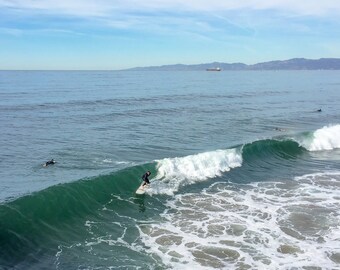 Slow ride, take it easy | Surfer in Manhattan Beach