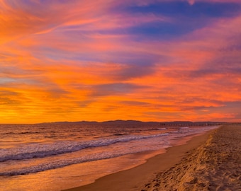 Jesienne niebo | Hermosa Beach, Kalifornia