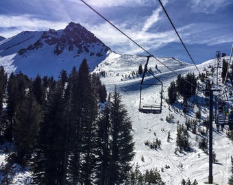 A Pensive Mammoth Ski Lift Ride
