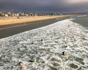 Stormy Whitewash | Manhattan Beach, CA
