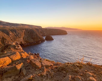 Sunset at Potato Harbor, Santa Cruz Island | Channel Islands off the Coast of Southern CA