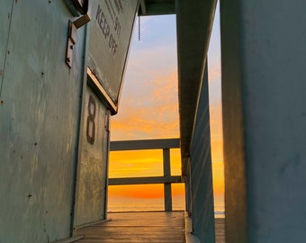 Lifeguard Off Duty at Tower 8 | Hermosa Beach, CA