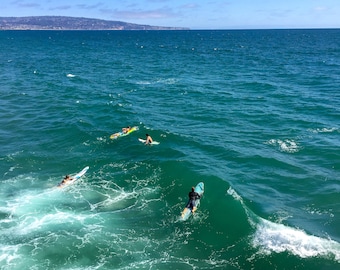 High Tide Sunshiny Day | Manhattan Beach