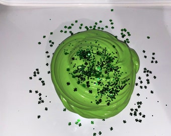 Shamrock Shake Slime Etsy
