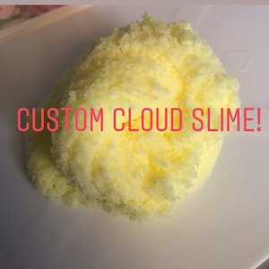 Custom Cloud Slime! (Almost 200 scents to choose from!)