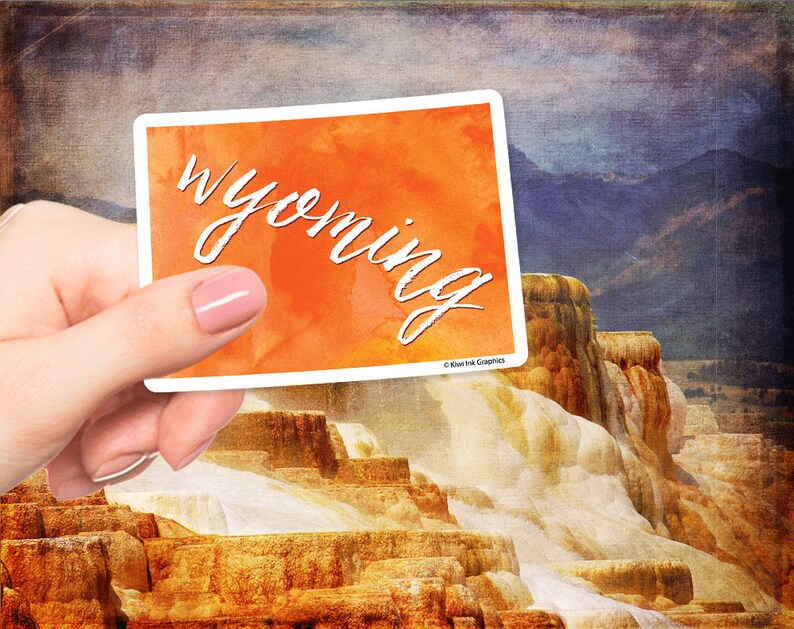 travel wyoming stickers