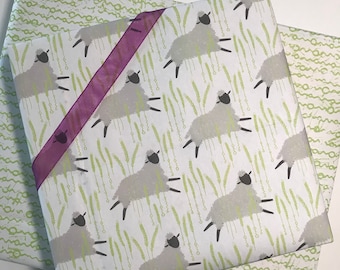 Eid Gift Wrap (4 Folded Sheets) (20 SQFT)- Bright, Modern, Eco-friendly and Reversible