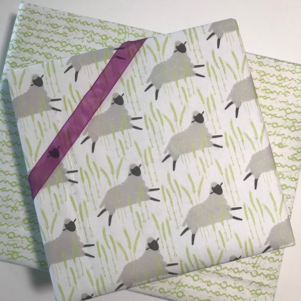 Eid Gift Wrap (4 Folded Sheets) (20 SQFT)- Bright, Modern, Eco-friendly and Reversible