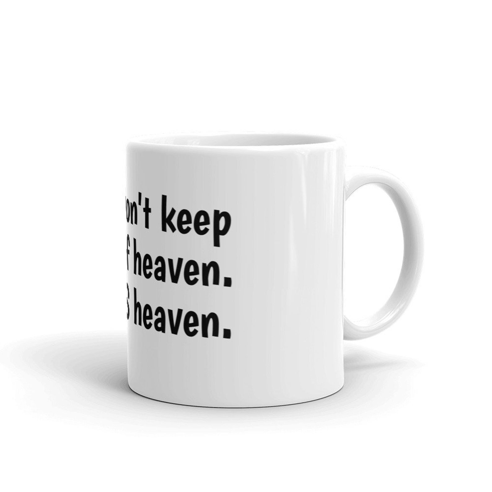 Coffee is Heaven Mug Etsy