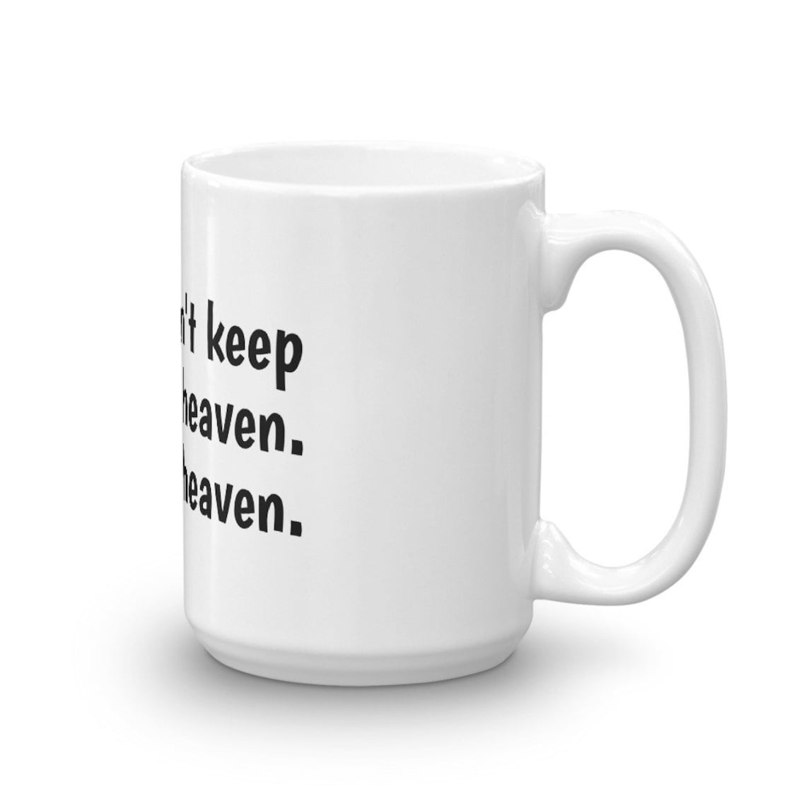 Coffee is Heaven Mug Etsy