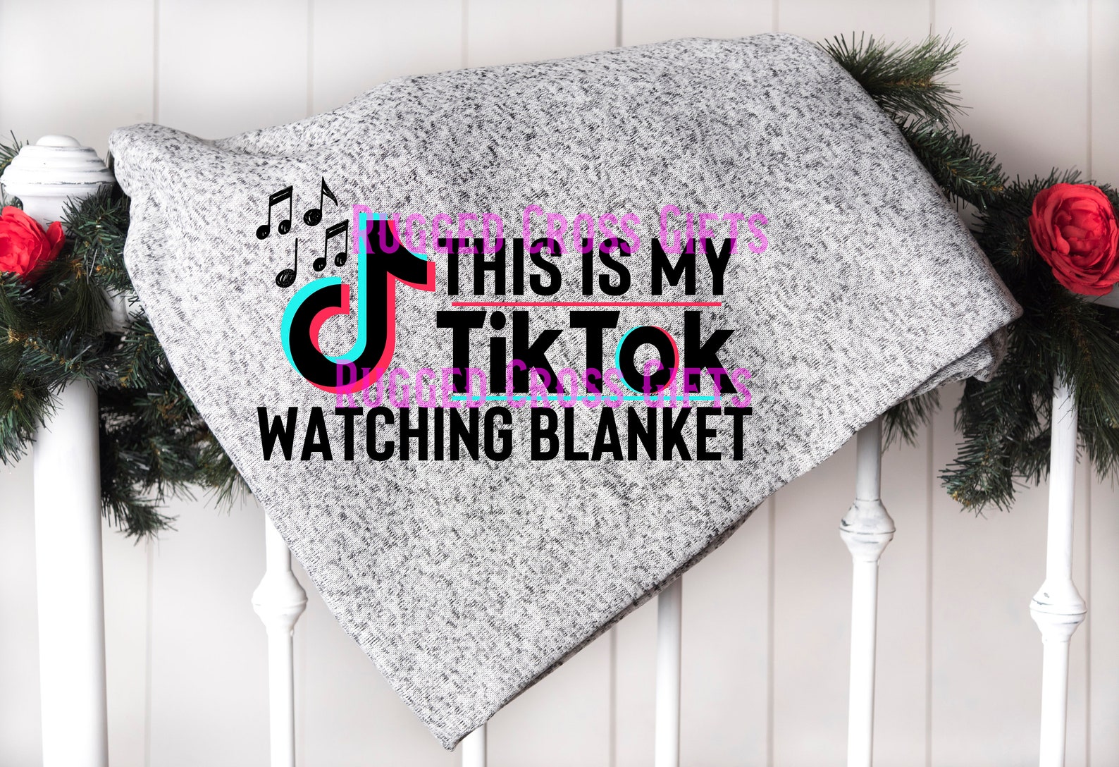 This Is My Tik Tok Watching Blanket Sublimation Transfer Etsy