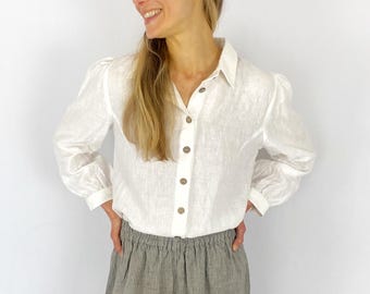 express striped blouse