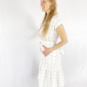 Linen Mama Dress, Loose fit Linen Dress, IRVINE / Maxi Dress / Mothers Day Gift image 1