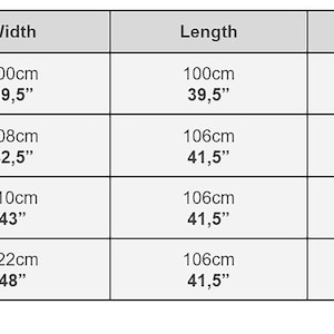 May include: A table showing size chart for a garment with measurements in inches and centimeters. The chart shows the width and length of the garment in inches and centimeters, as well as the pocket size in inches and centimeters. The sizes listed are XS/S, S/M, M/L, and XL.