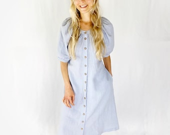 Puff Sleeve Dress, Puff sleeve wedding dress, VENICE, Mothers Day