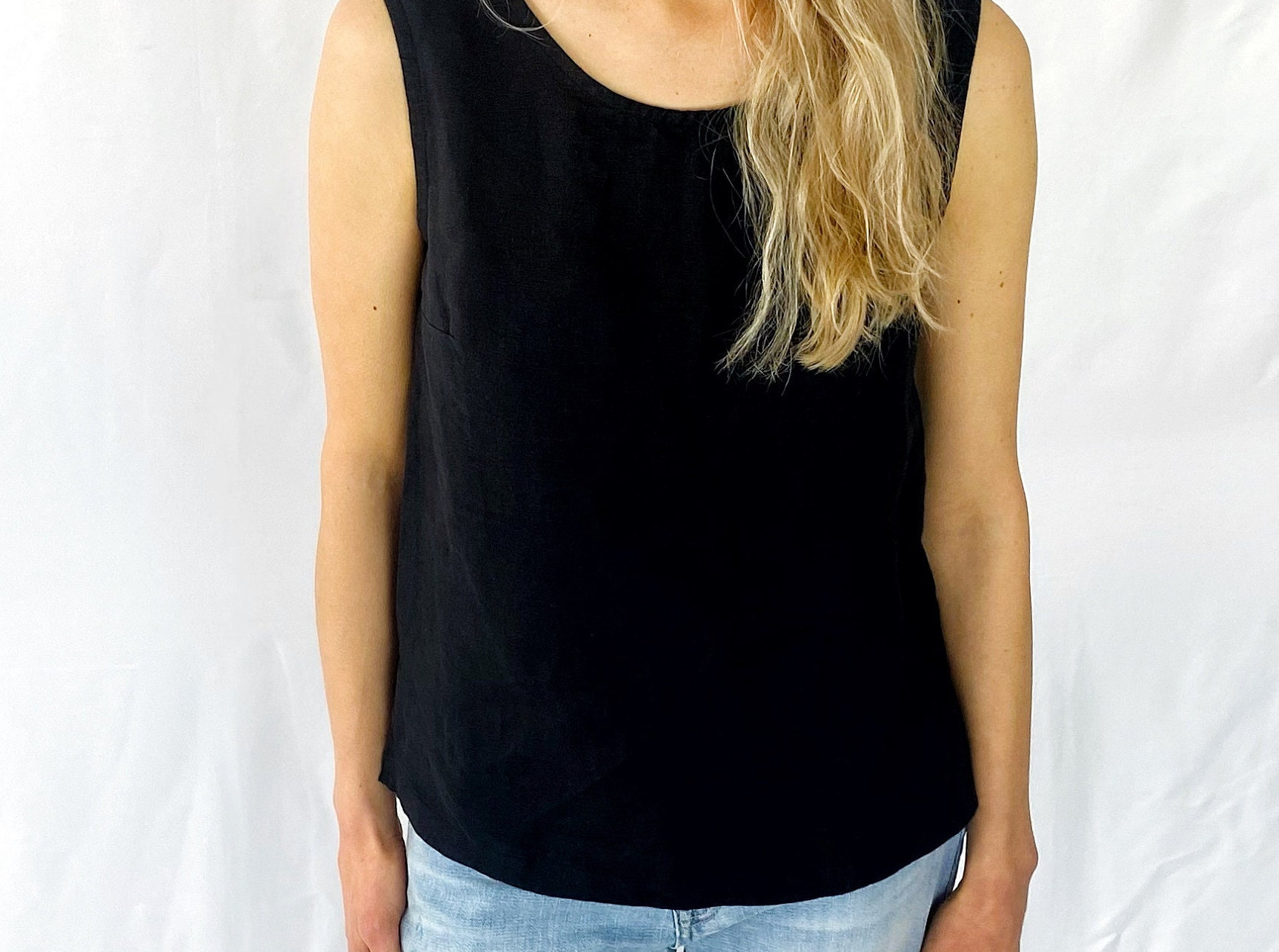 Linen Tank Top, Summer Tee - Linenbee