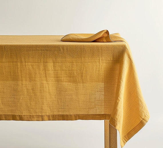 Linen tablecloth, Washed soft linen table cloth, stonewashed linen custom size tablecloth, Natural dining tablecloth, Mothers Day Gift