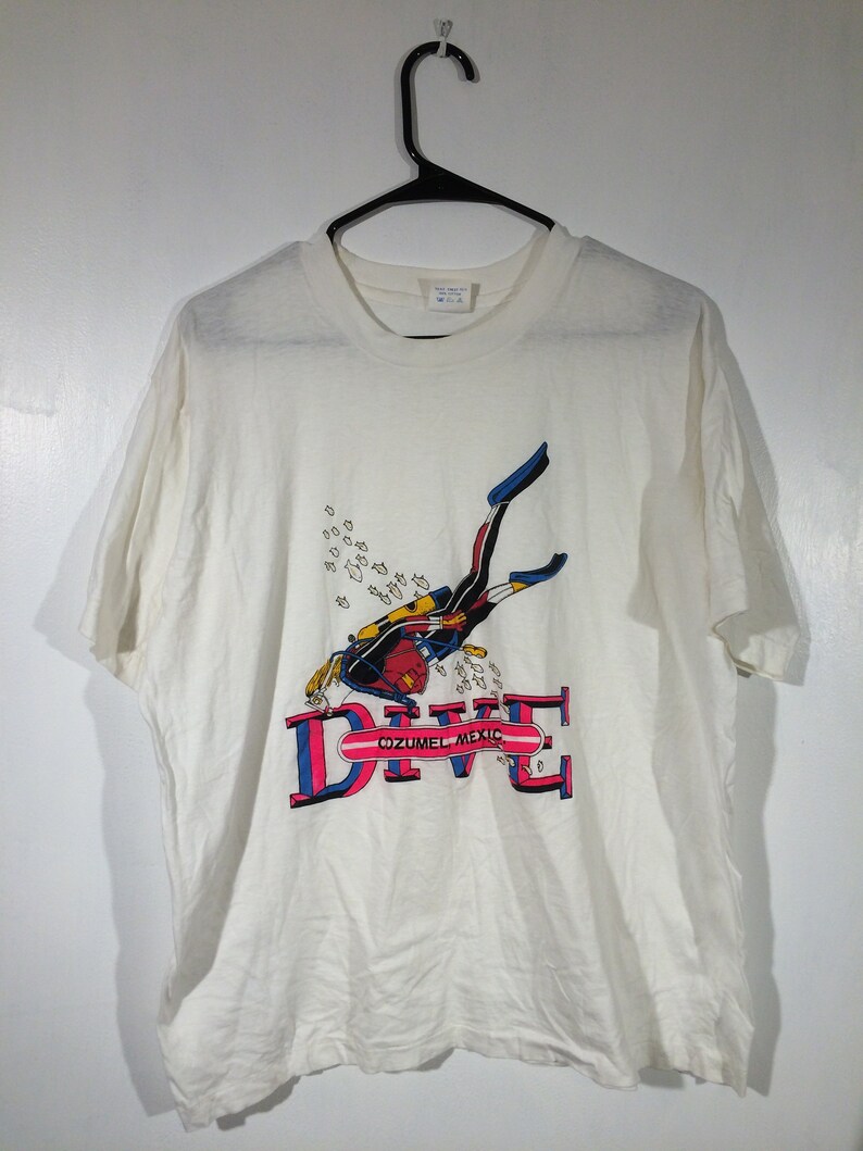 Dive Scuba Diving T Hanes Tagless Tee T-Shirt