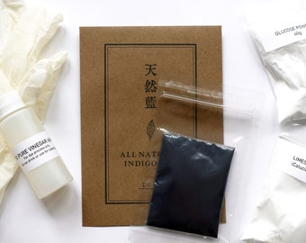 All Natural Indigo Dye Kit / Japanese Natural Indigo / Natural Dye / Sustainable Craft / Aizome