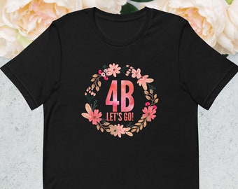 4B Floral Graphic T-Shirt