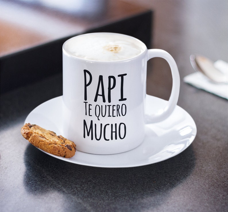 Regalo Para Papa Papi Te Quiero Mucho Taza De Cafe Coffee