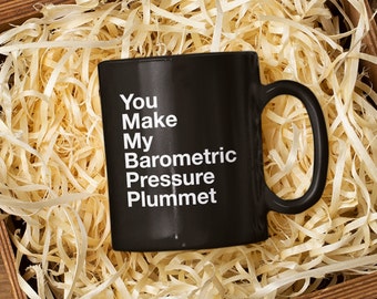 Meteorologist Gift - You Make My Barometric Plummet Coffee Mug - Storm Chaser