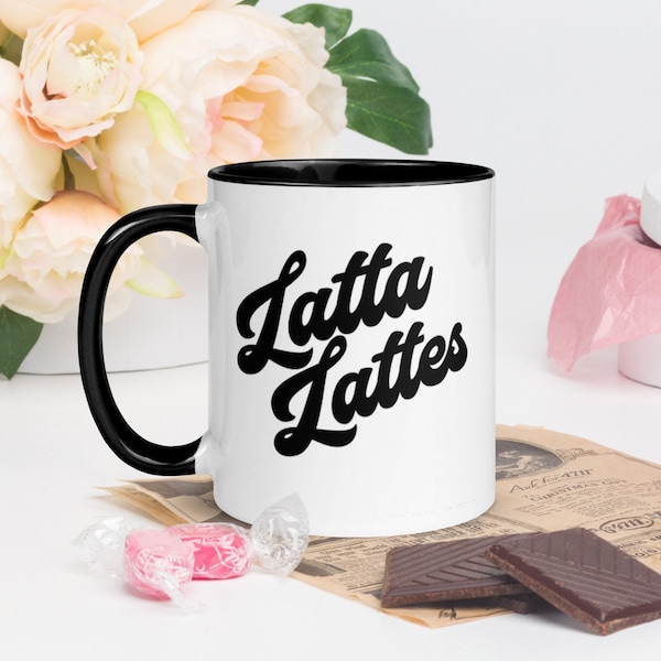 Latta Lattes Two Toned Coffee Mug