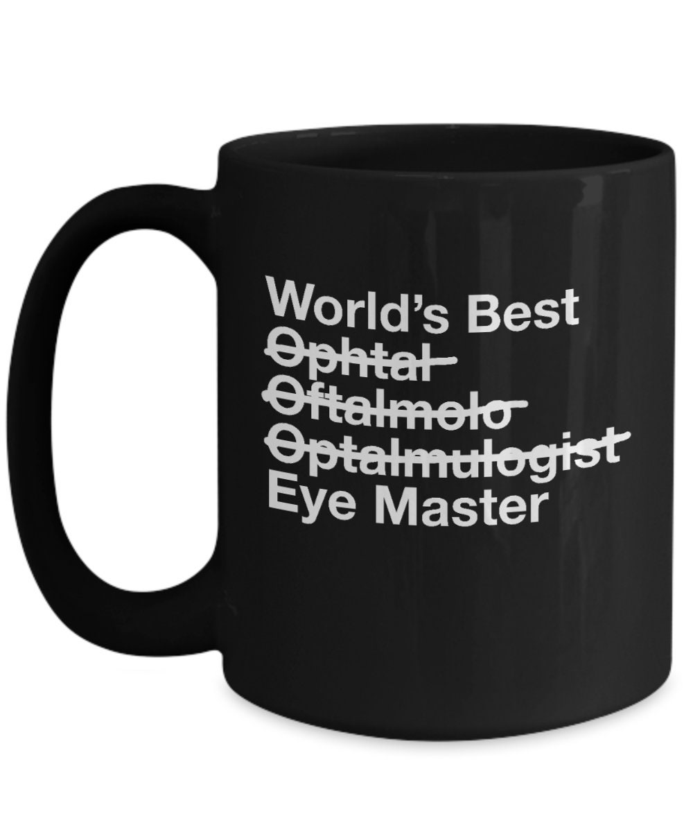 Eye Doctor Gift 's Werelds beste oogarts Eye Master Etsy Nederland
