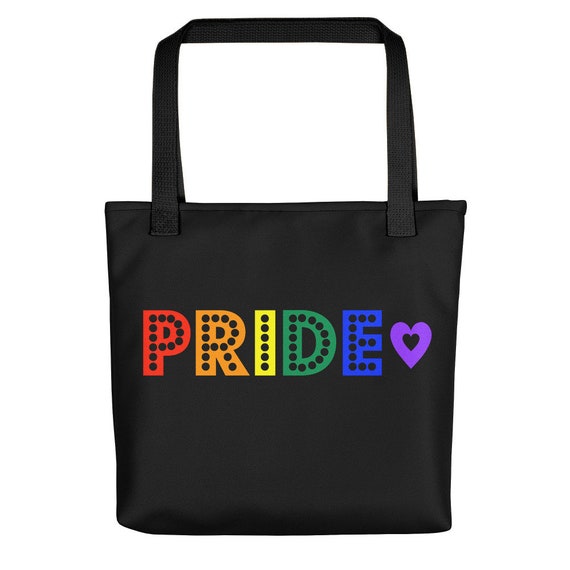 Pride Rainbow Tote Bag Pride Week LGBT LGBTQ LGBTQIA