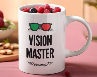 Vision Master Coffee Mug with Therapy Glasses
