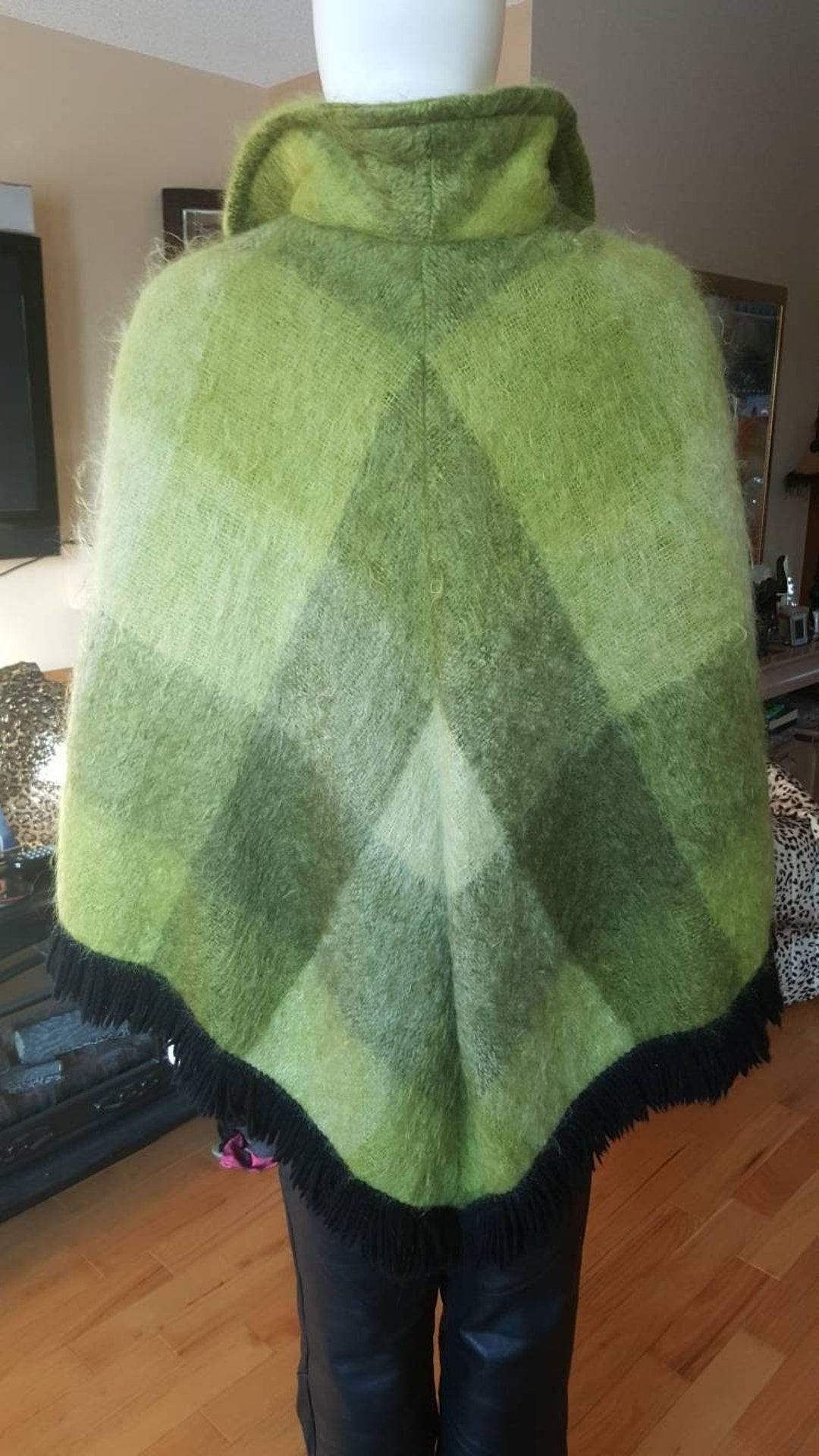 Cape/poncho En Laine D'agneau 100% - Tartan écossais, 140x180 Cm, Fabriqué En Écosse, Style élégant Et Chaud