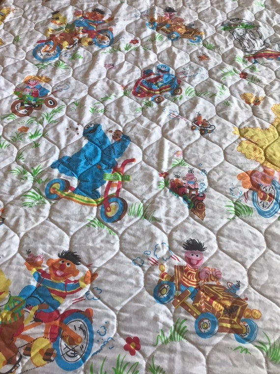 Vintage Sesame Street Comforter Etsy