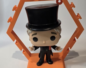 Hexagon Funko Pop Wall Mount | Interlocking Honeycomb Display Shelf | Modular 3D Printed Floating Stand | Multiple Colors | Made in USA