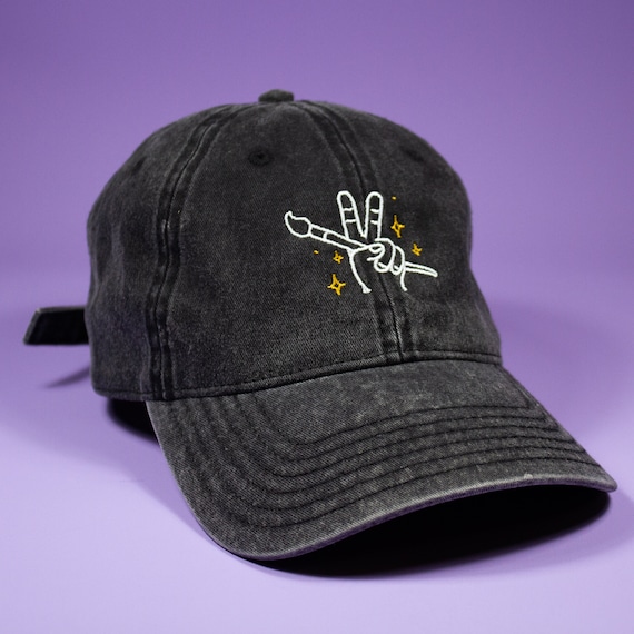 Hand Painted Dad Hat Hand Painted Trucker Hat Cute Mom Hat Forest Tree Hat  main image 4
