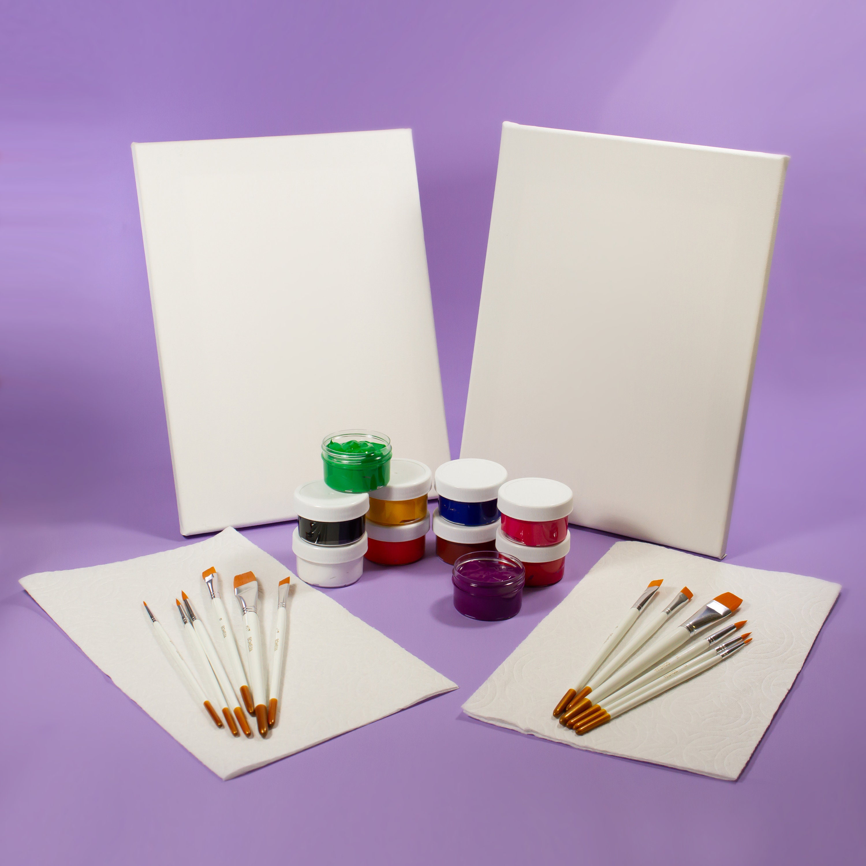 Date Night Paint Kit Paint at Home Kit Virtual Painting Etsy