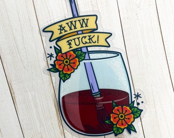 Pegatina para pintar y beber: [Pegatina para artistas, regalo para artistas, accesorio para artistas, calcomanía para pinceles, regalo para pintores, manualidades, amantes del vino, pegatina para vino]