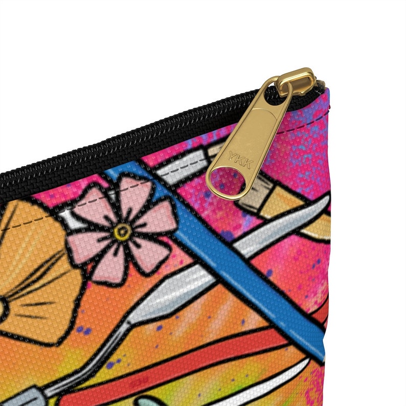 Stay Creative Accessory Pouch Art Stash Bag | Art Lovers | Gifts for Artists | Pencil Pouch | School Supplies Tie Dye