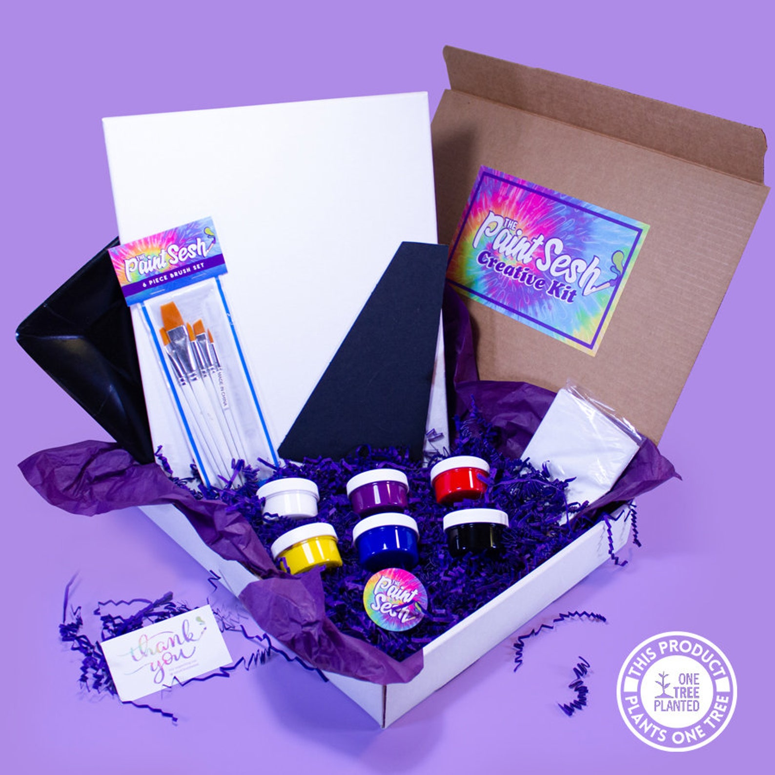 Paint at Home Kit the Essentials Paint Night Kit Virtual Etsy