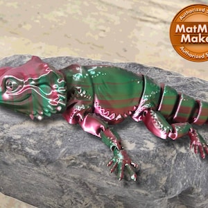 3d Printed Articulated Bearded Dragon As Seen On Tiktok, Lizard Fidget Toy, Flexi Bearded Dragon, Birthday Gift, Flexi Lizards, Gift for Him