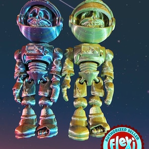3d Printed Articulated Skeleton Zombi Astronaut As Seen On Tiktok, Astronaut Fidget Toy, Flexi Dead Astronaut, Birthday Gift, Sci-Fi gift