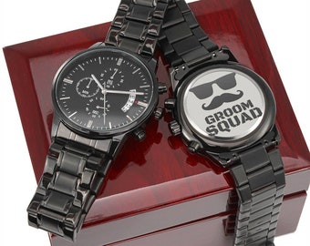Groomsmen Watch, Groomsmen Gifts,Best Man Gift, Engraved Watch, Wedding Gifts,Best Man Gifts,Custom Watches,Xmas Gifts 2023
